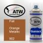 Preview: Fiat, Orange Metallic, 902: 400ml Sprühdose, von ATW Autoteile West.